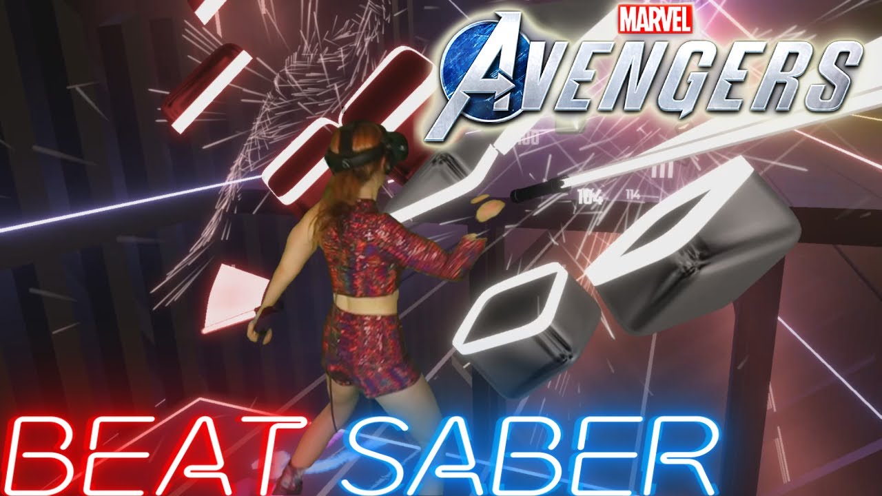 Beat Saber || Avengers Theme Remix by ApproachingNirvana (Expert+) First Attempt || Mixed Reality