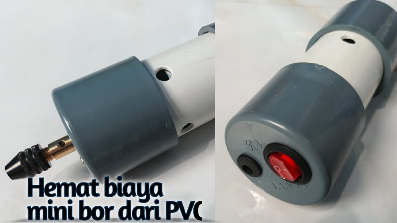 DIY mini bor dari pvc dinamo RS775