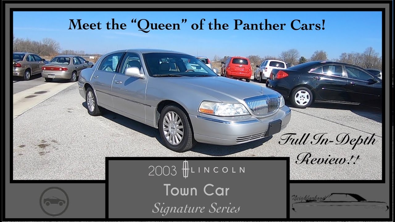 2003 Lincoln Town Car Signature|Walk Around Video|In Depth Review