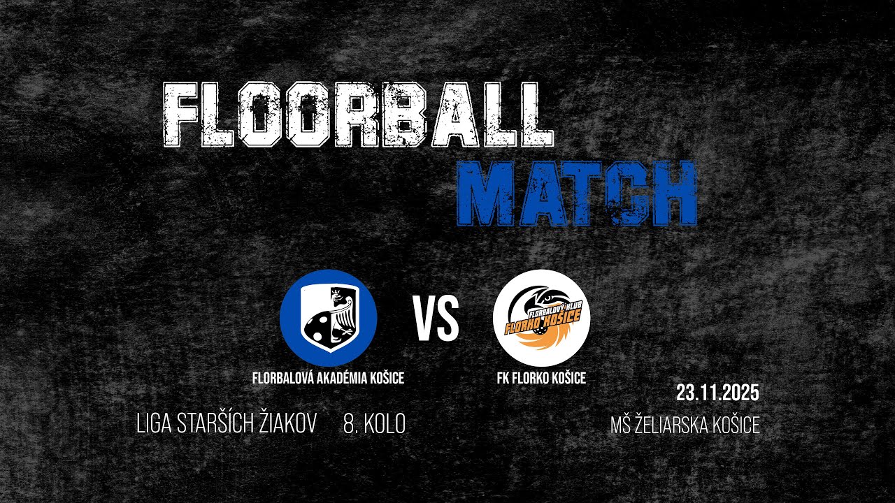 Florbalová Akadémia Košice vs FK Florko Košice