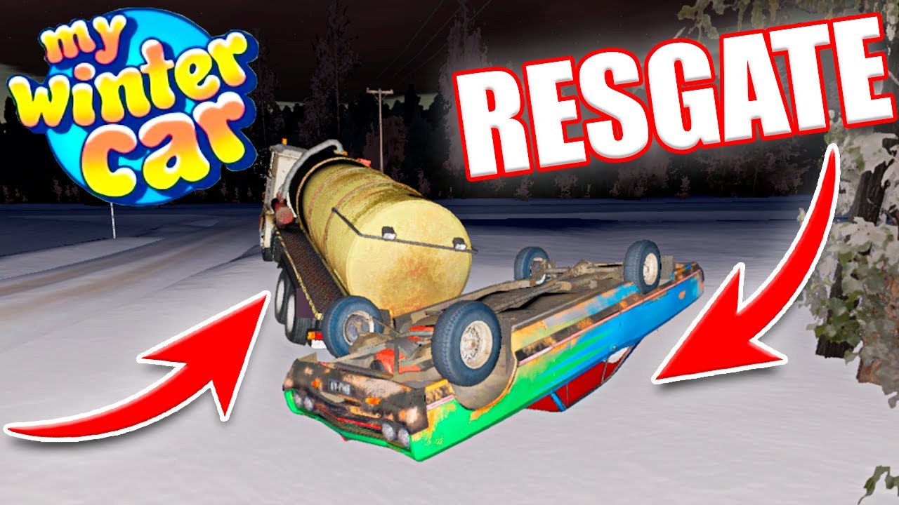 RESGATE DO RESGATE E TRAMPOS! My Winter Car