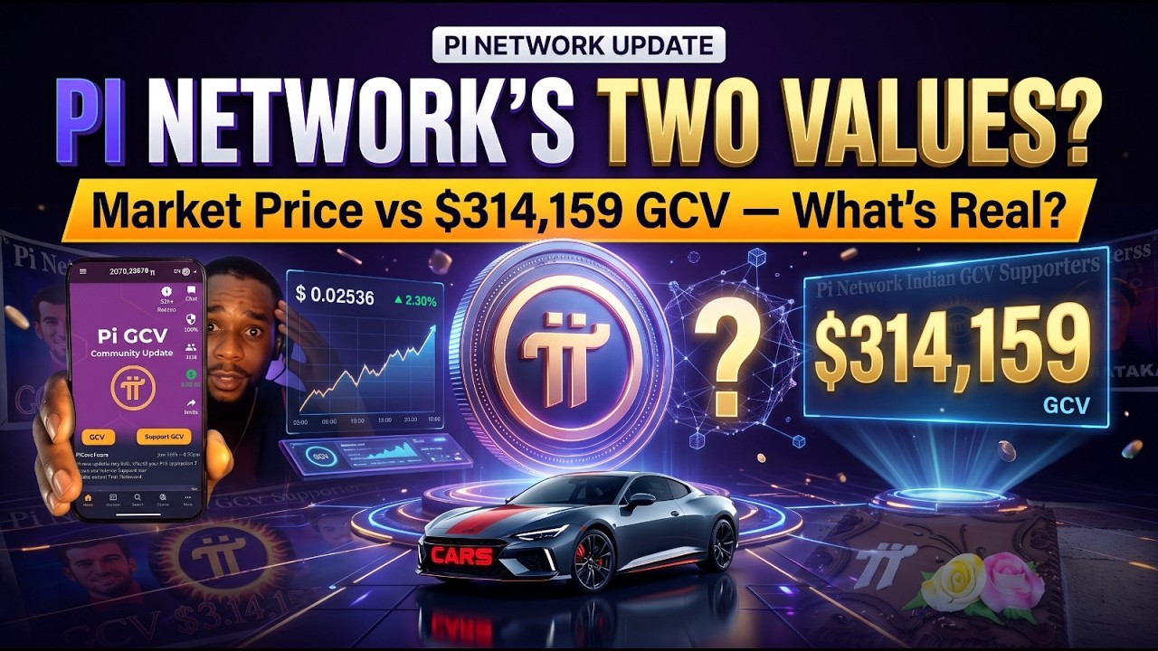 Pi Network Has TWO Values? Market Price vs $314,159 GCV &ndash; The Truth