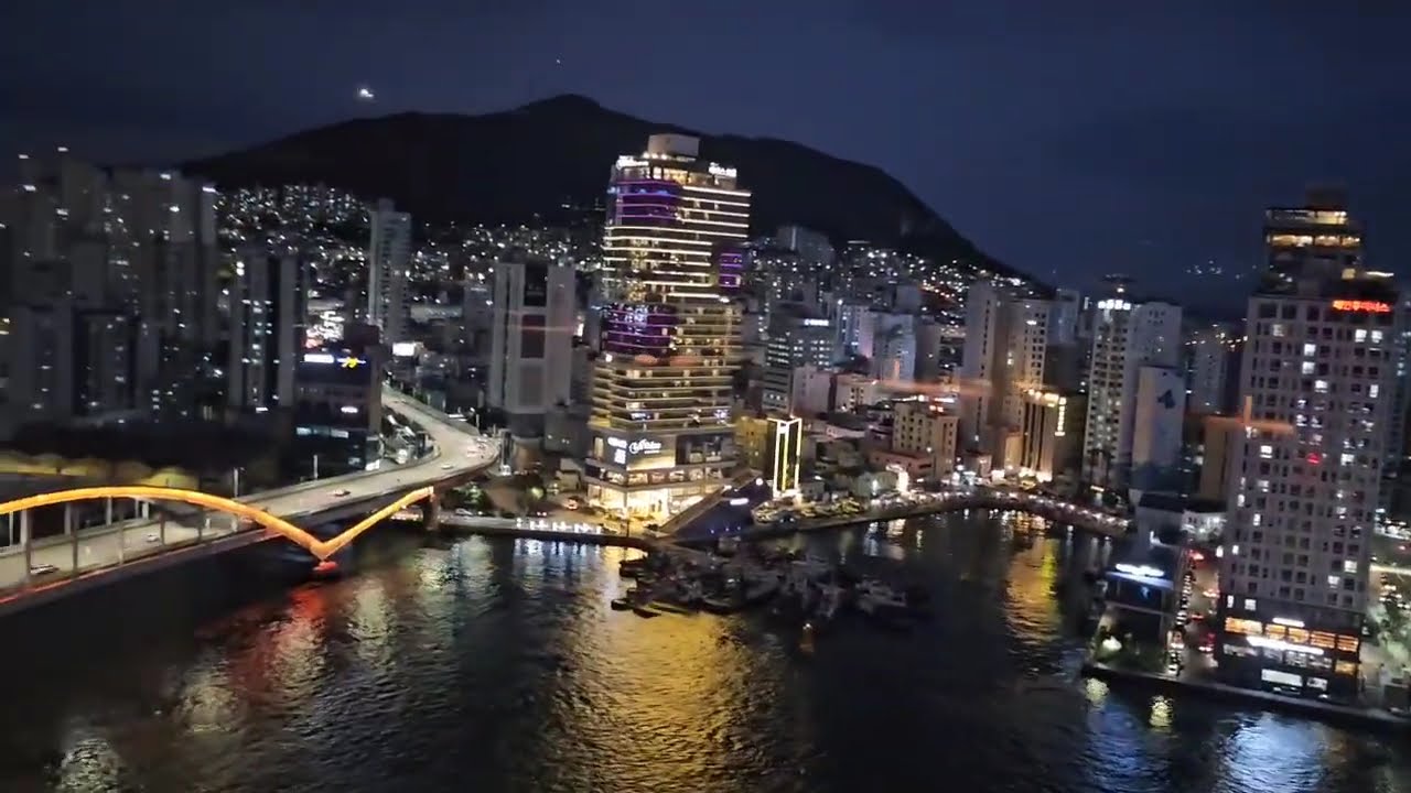 2025-09-05 釜山 樂天百貨光復店 展望臺賞夜景 PART1