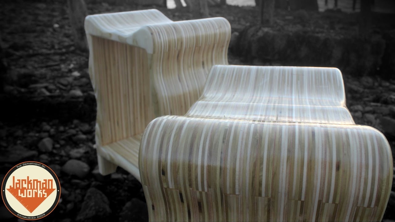 Curvy Plywood Stools