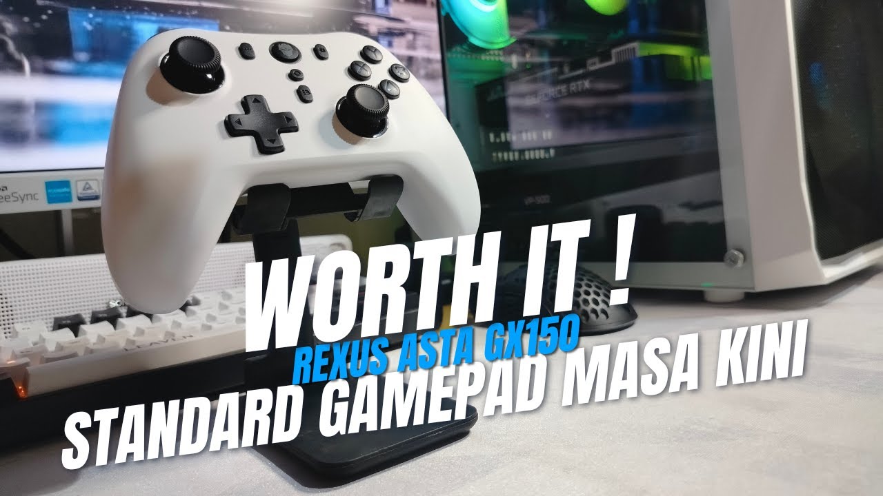 REXUS ASTA GX150 | RANGSANG MARKET | HALL EFFECT ANALOG & TRIGGER ADALAH STANDAR GAMEPAD 2024 !