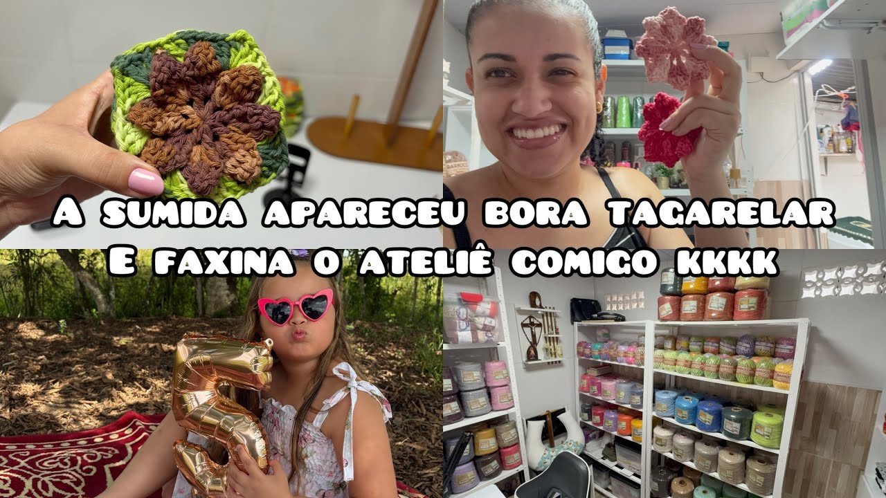 Faxina no ateliê 💪🏻👏🏻🤭😅