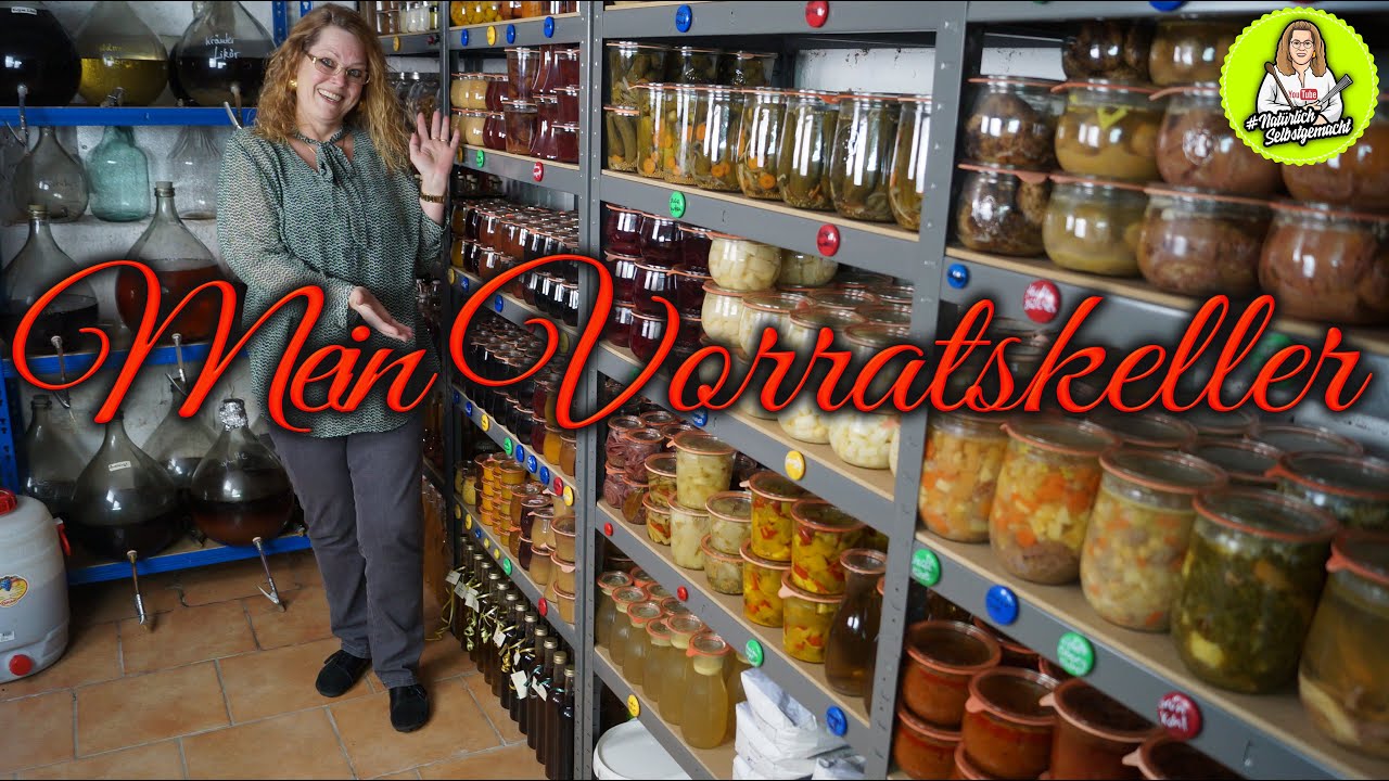 Einblick in den Vorratskeller - meine selbstgemachten Vorräte