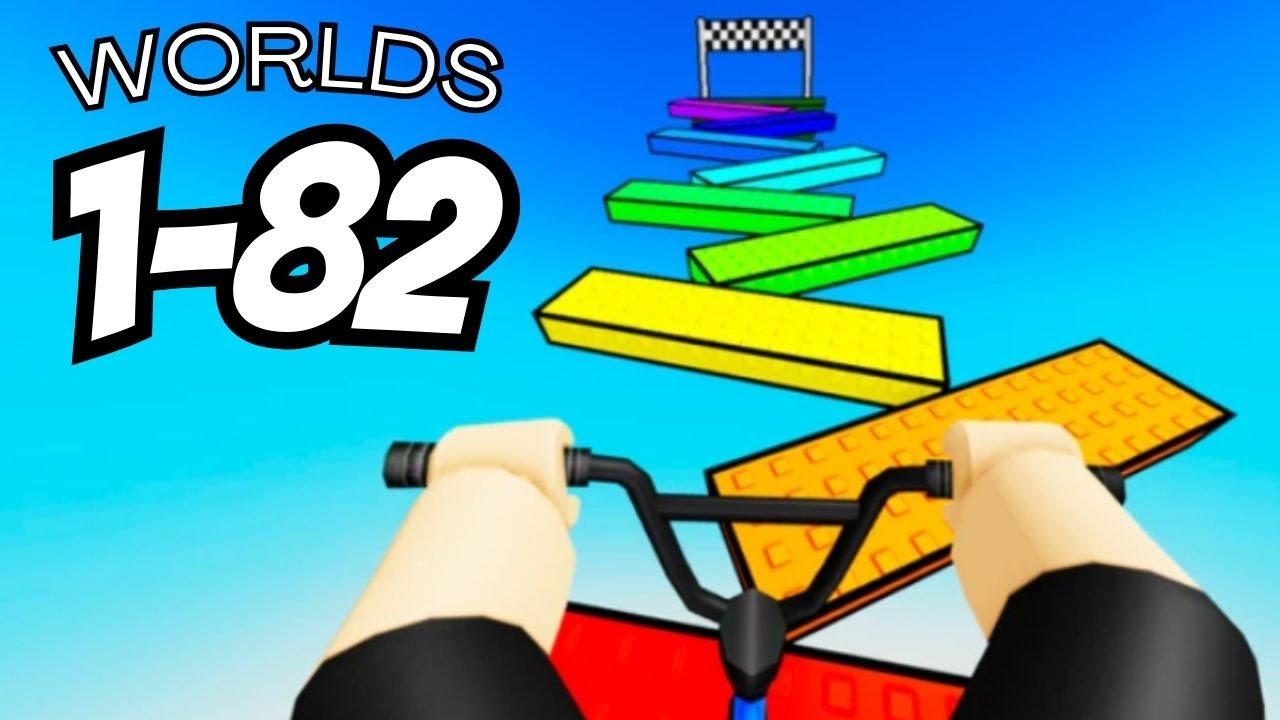 Roblox: Obby but you're on a Bike Worlds 1-82