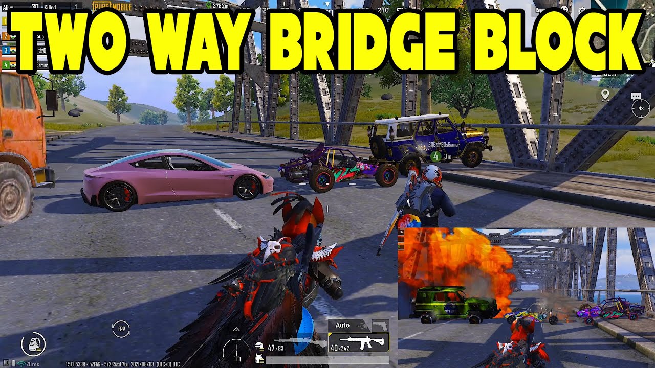 Two Way Bridge Block - Must Watch || Pubg Mobile