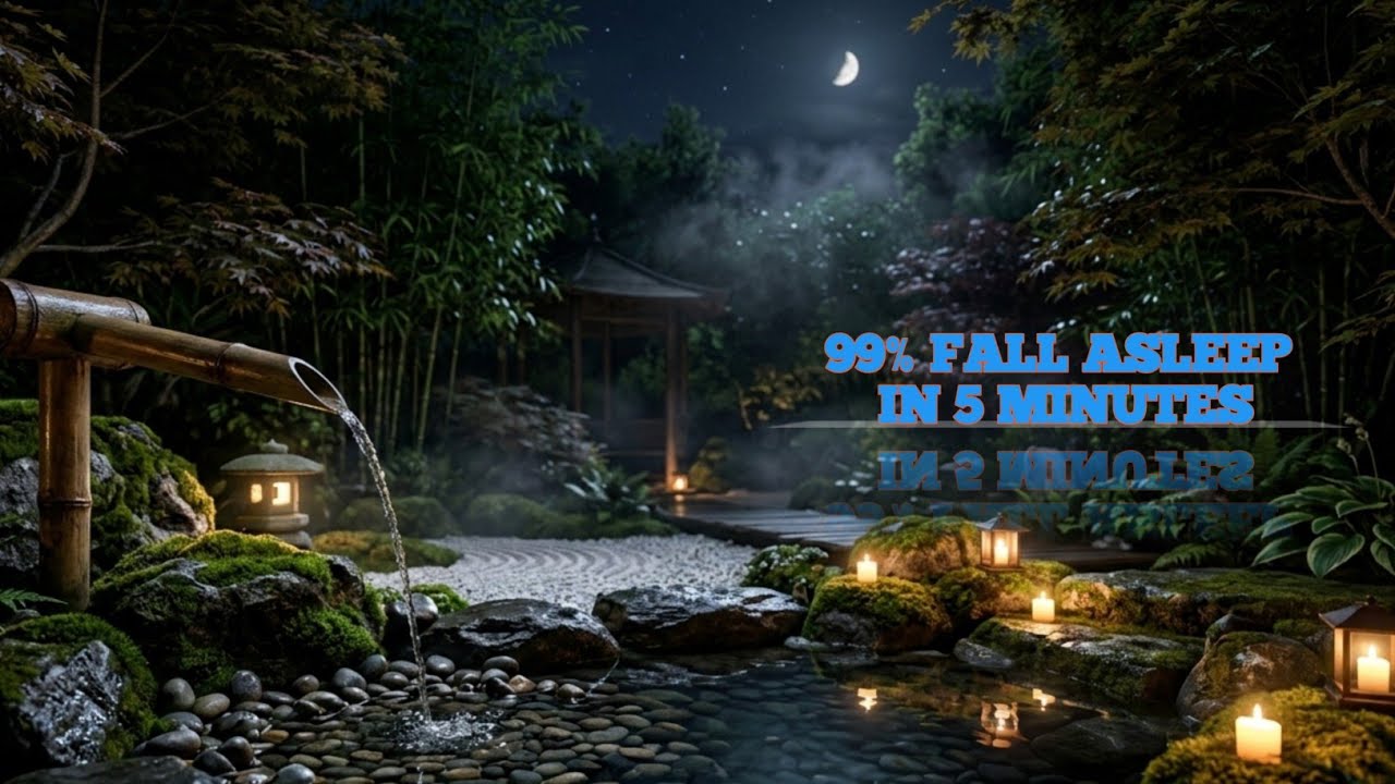 99% Fall Asleep in 5 Minutes 🌊 Relaxing Water Sounds & Calm Music for Deep Sleep