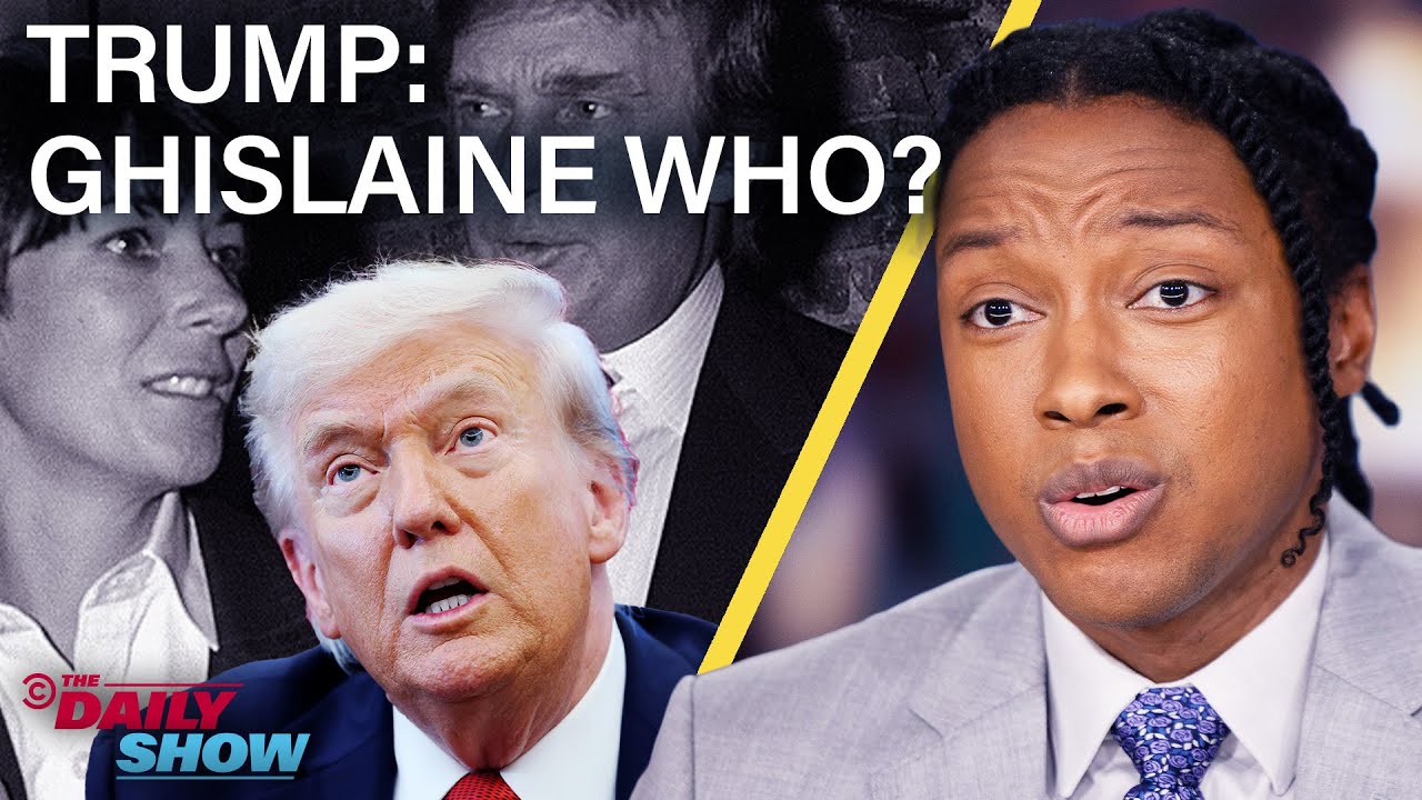 Trump Dodges Ghislaine Maxwell Pardon Q as Bondi Stonewalls Senate | The Daily Show
