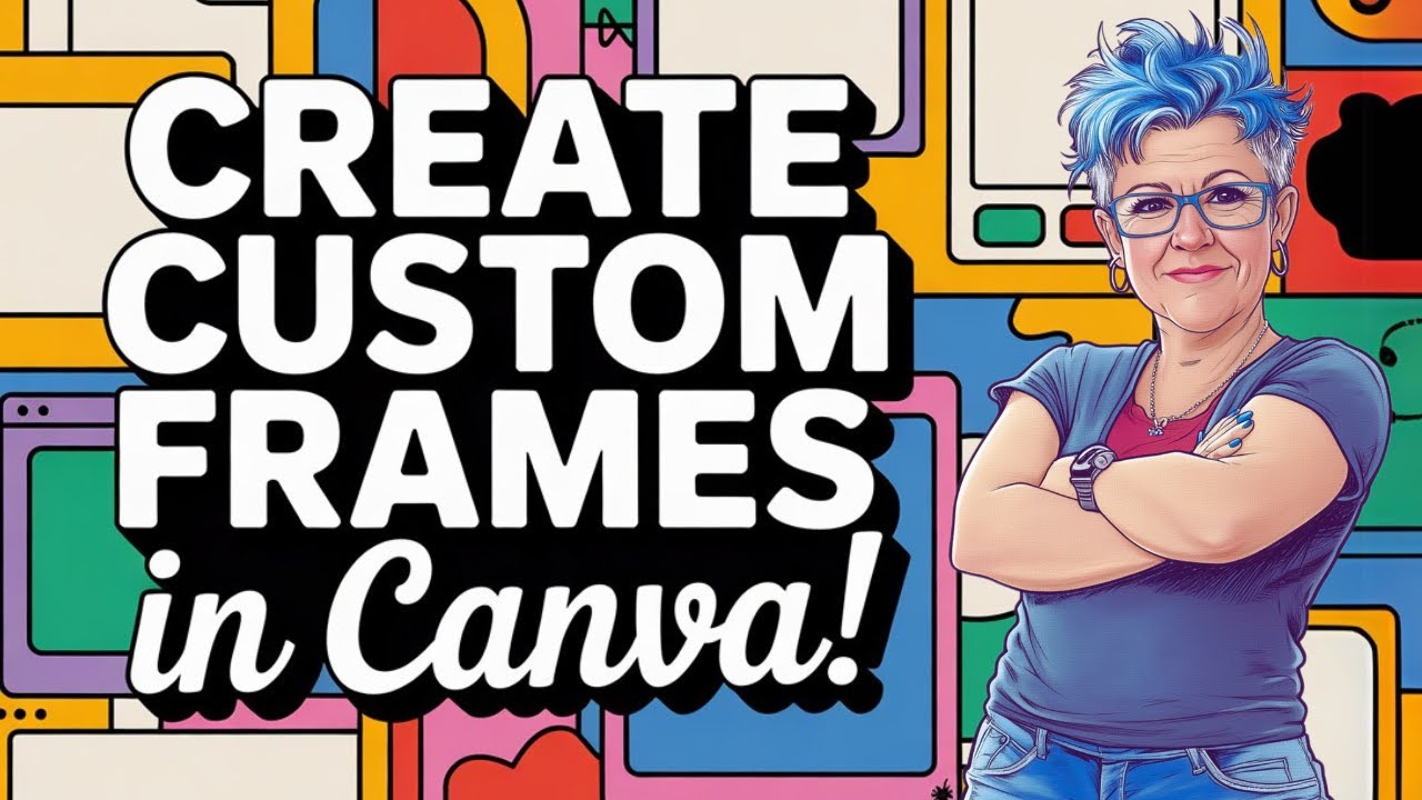 Создание собственных рамок в Canva #canva #canvatutorial