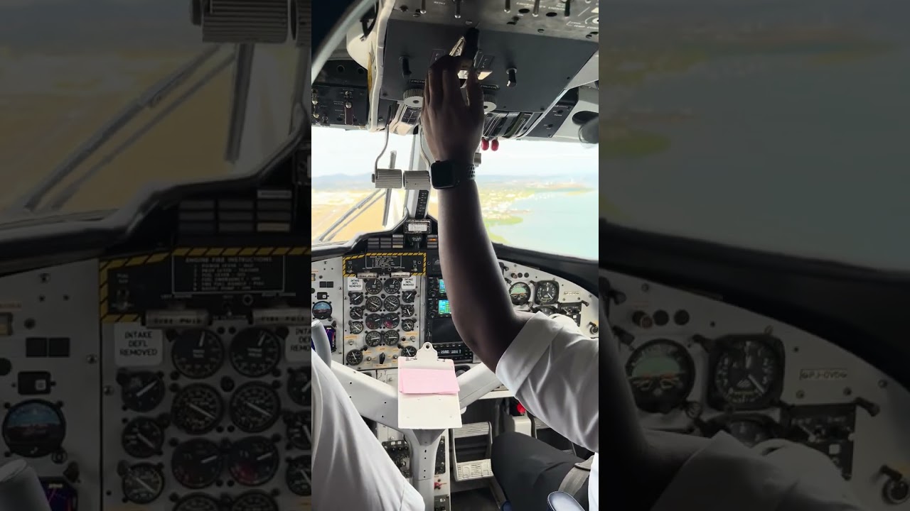Bela aproximação e pouso em Aruba, num DHC6 da Divi Divi Air. 19/03/2025