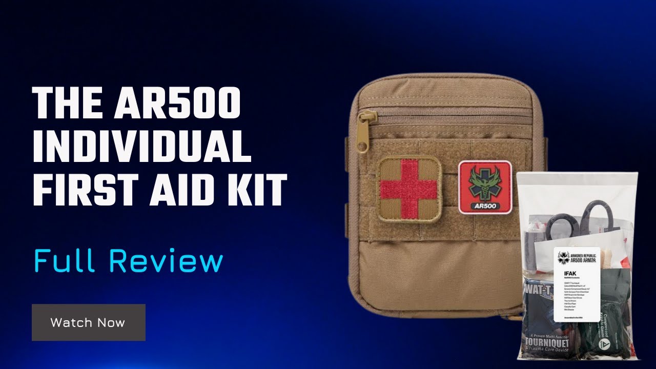 ✅ AR500 Individual First Aid Kit Review - Best Body Armor First Aid Kit? ✅