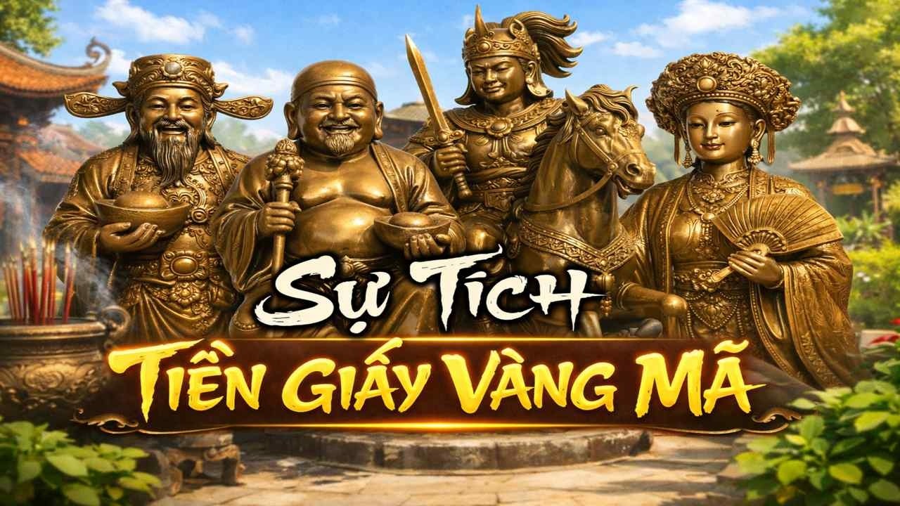 SỰ TÍCH TIỀN GIẤY VÀNG MÃ – PHONG THỦY VÀ ĐẠO HIẾU GIỮ PHÚC CHO CON CHÁU