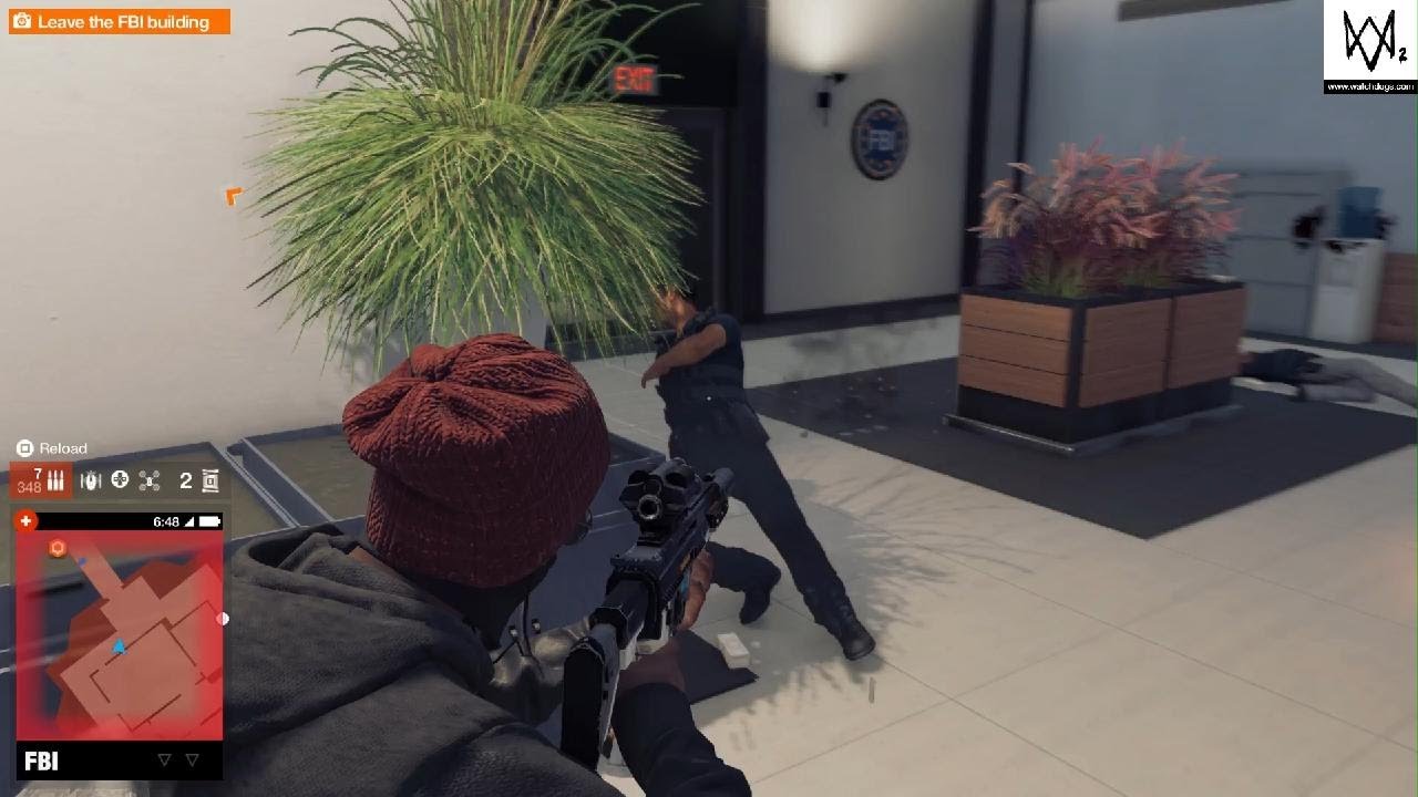 WATCH_DOGS 2 hacking into the fbi stealth gameplay