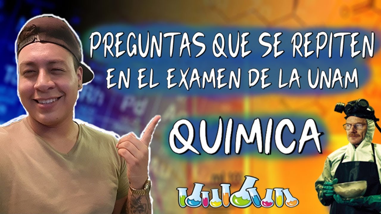 10 Preguntas del EXAMEN UNAM que SIEMPRE se REPITEN |Química|