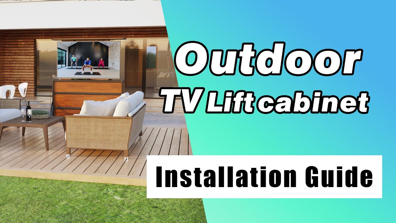 Outdoor TV Lift Cabinet – Installation Guide
