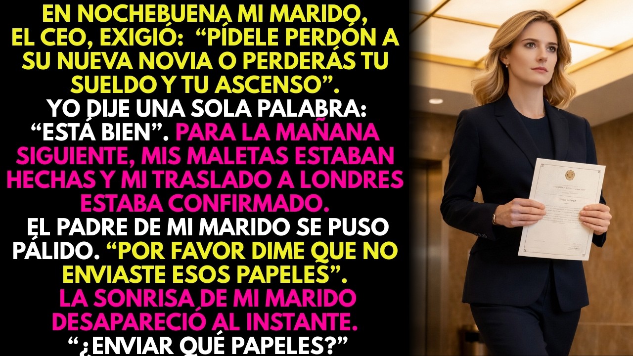 Mi esposo CEO me obligó a disculparme… Así que acepté una promoción secreta sin decir nada