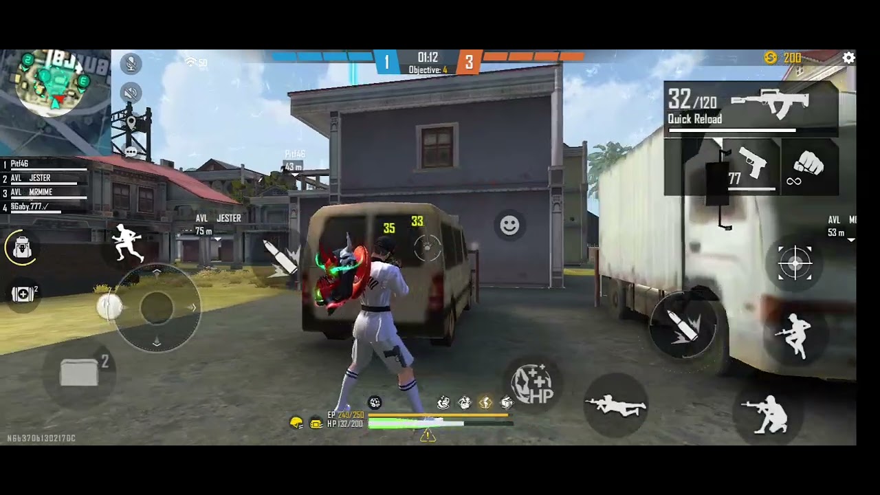 Free Fire Cs-Ranked câștigăm și ne luam bătaie
