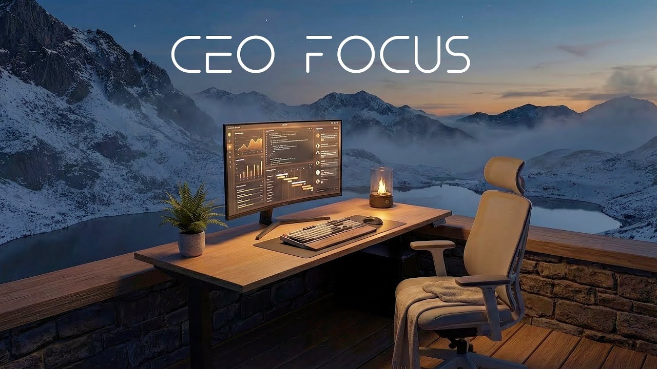 Focus like a CEO | Ultimate Deep Work Focus | Productivity MUSIC 🎧 | Study Room Ambience
