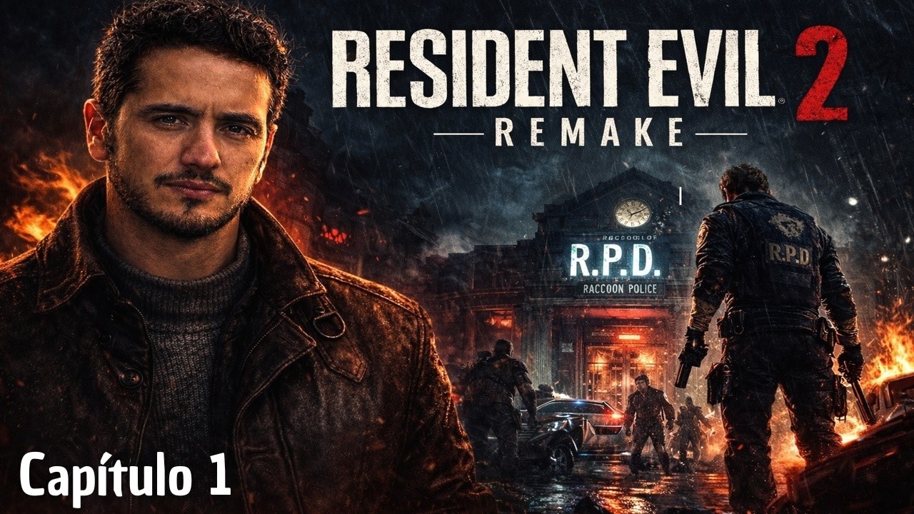 RESIDENT EVIL 2 (2K)|Ep.1: ¡COMIENZA LA AVENTURA! (LEON)