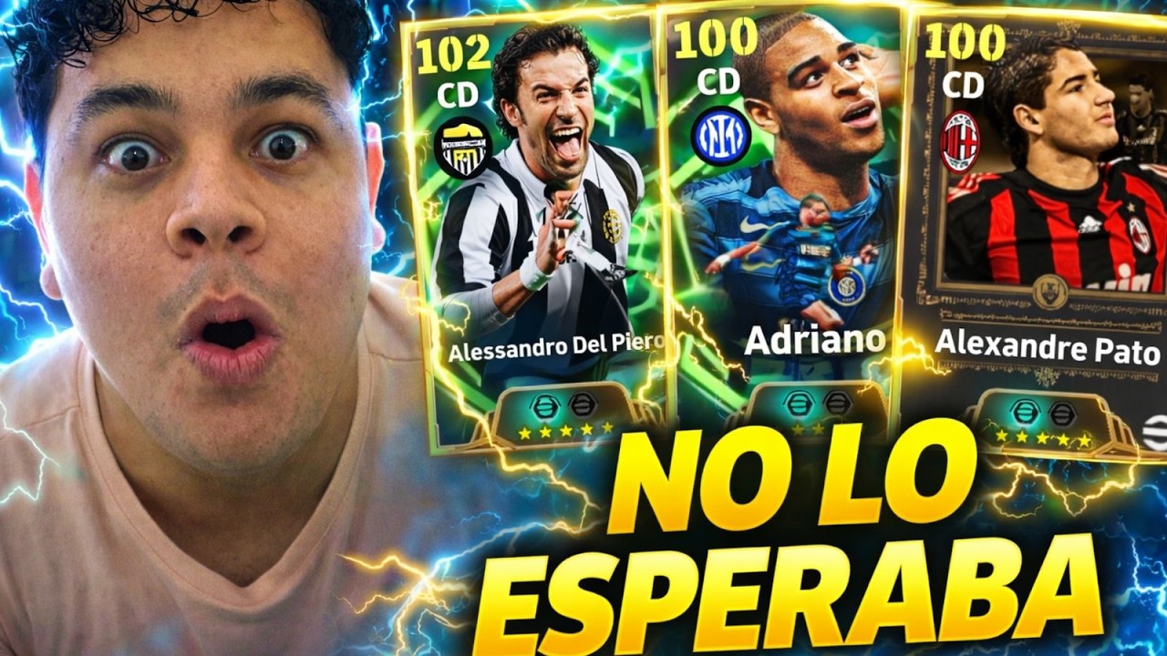 PROBÉ los NUEVOS ÉPICOS😍 Adriano, Del Piero y Pato en Efootball ¿Valen la pena? 🤔