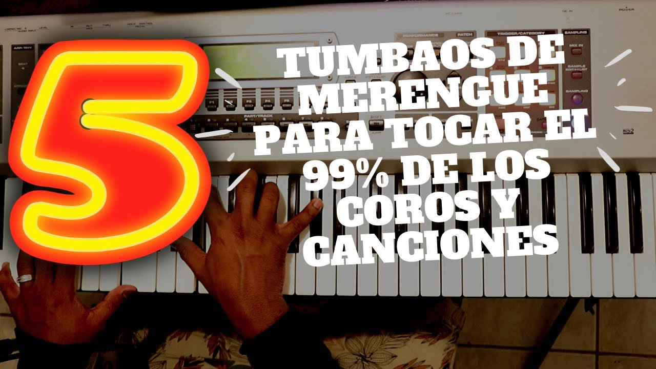 5 TUMBAOS DE MERENGUE PARA TOCAR EL 99% DE LOS COROS Y LAS CANCIONES EN MERENGUE