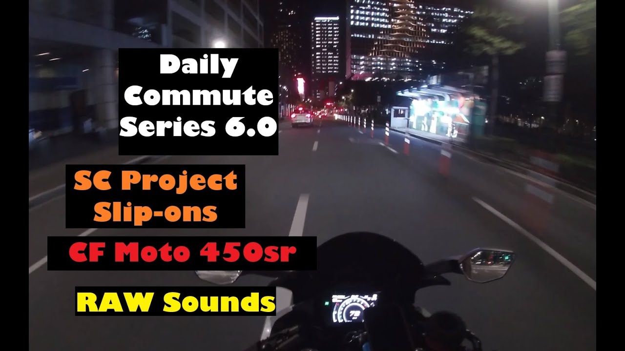 Daily Commute pt. 6.0 | CF Moto 450SR/SS | POV | RAW Sounds | SC Project Slip-ons.