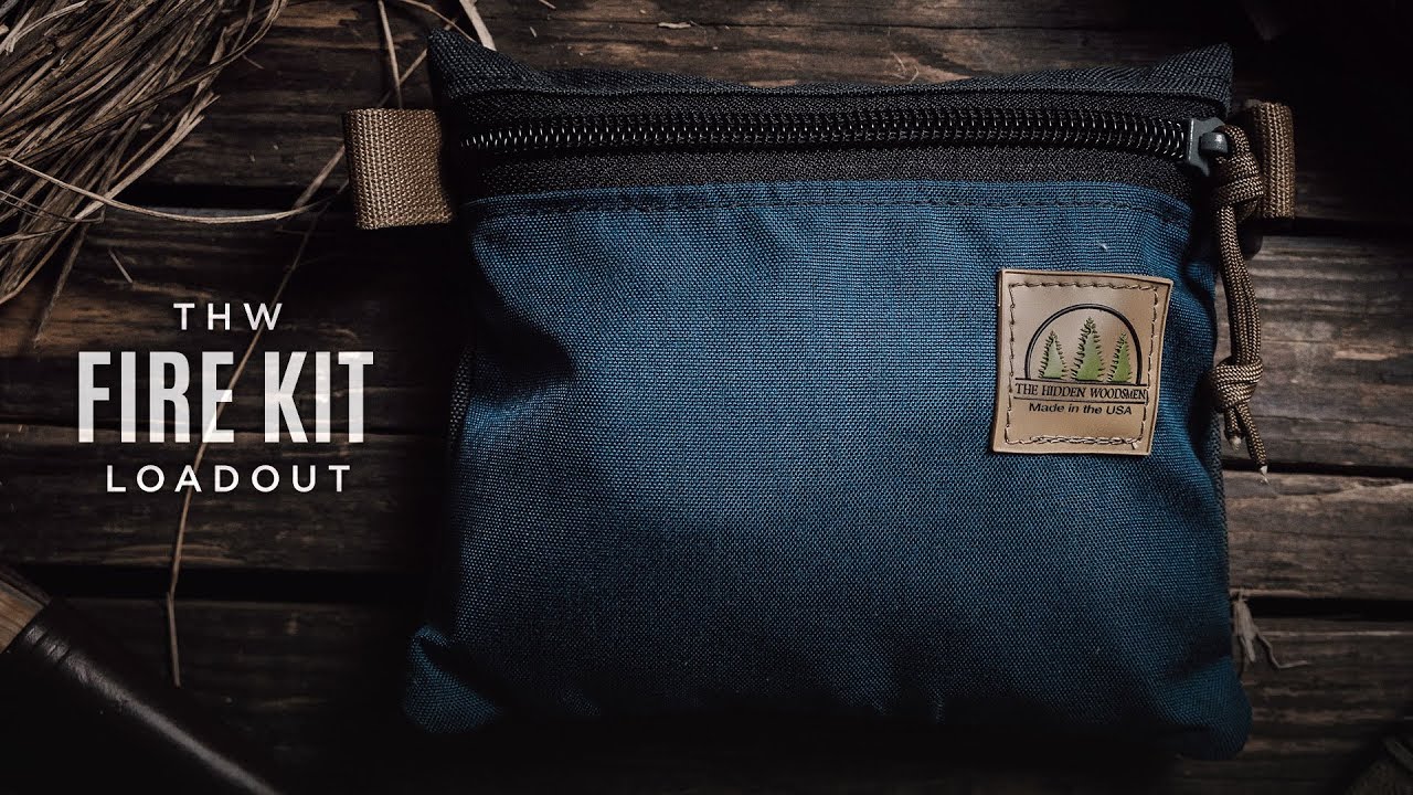 Hidden Woodsmen Bushcraft Fire Kit Bag & Gear