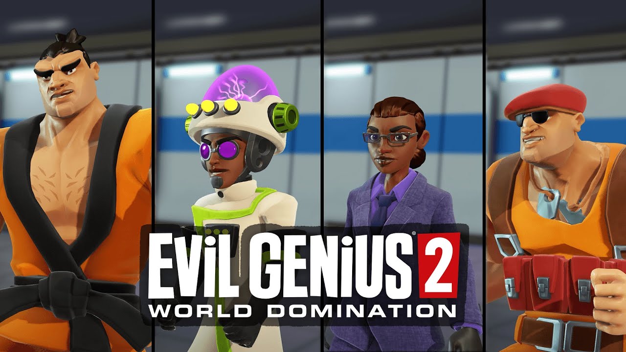 Evil Genius 2 - All Minion Side Stories (Socialite, Hitman, Quantum Chemist + More!) 4K