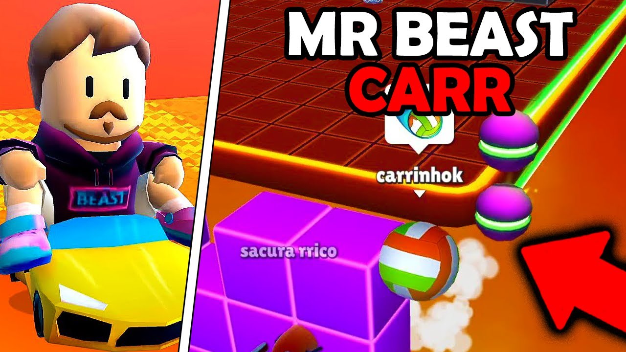 Chegou o MR BEAST CARR no STUMBLE GUYS!