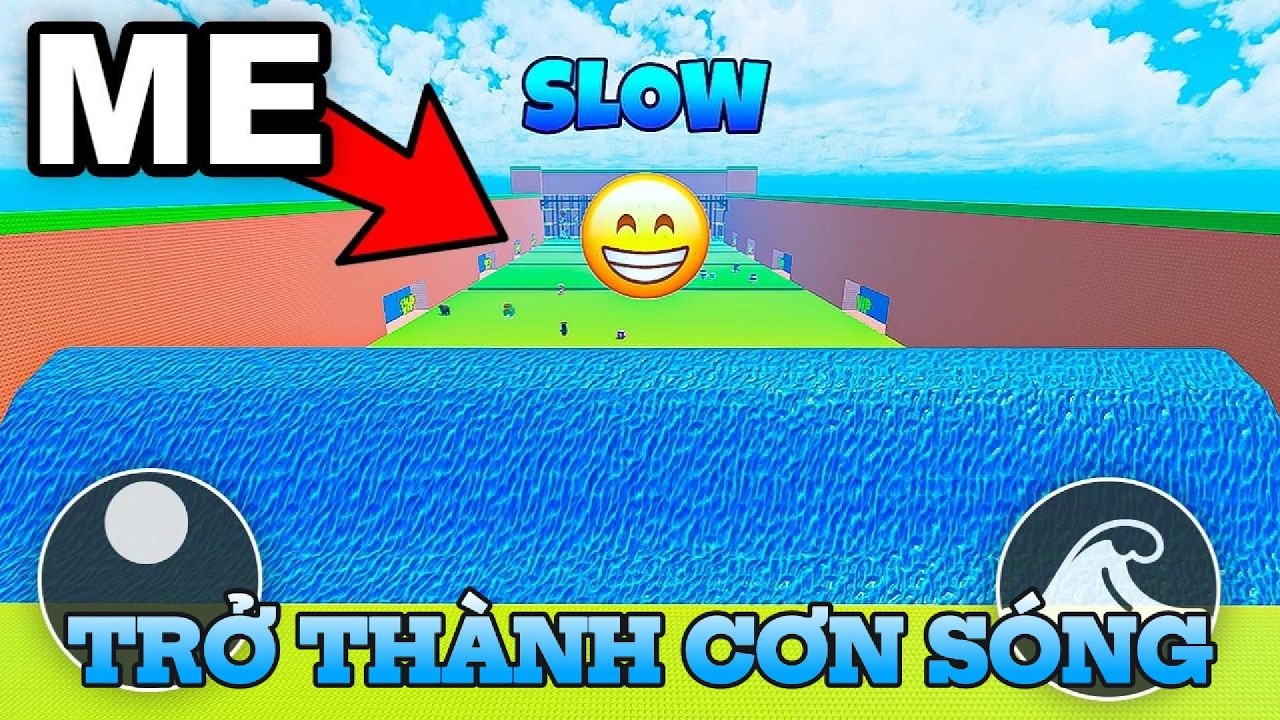 Chạy trốn sóng thần nhưng tôi có thể TRỞ THÀNH cơn sóng! 🌊