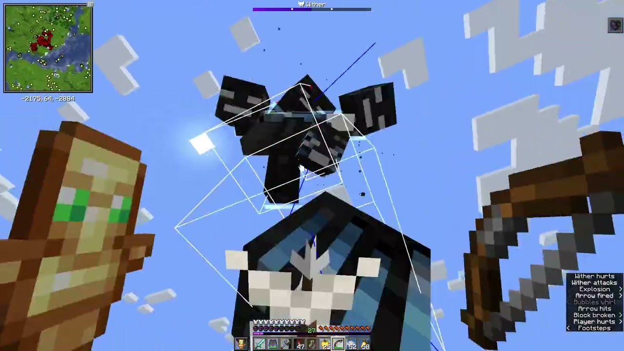 un wither sur une autre survie on sait jamais