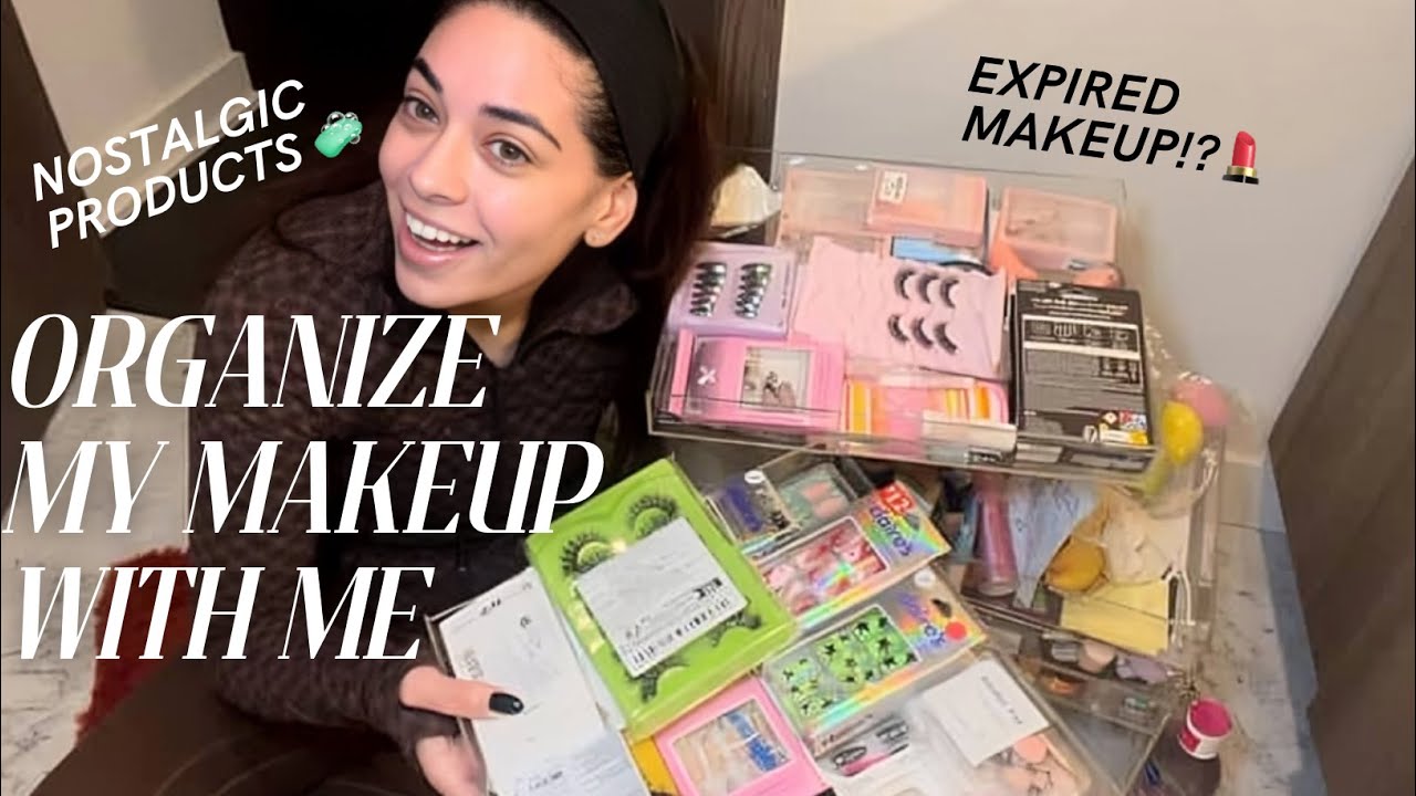 VLOG: organize my #makeup with me! 💄*WARNING* very nostalgic 👀