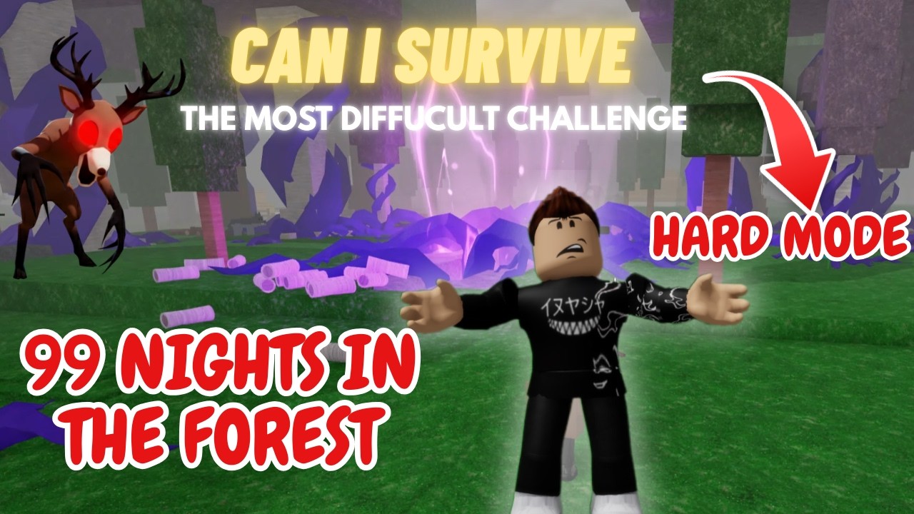 CAN I SURVIVE THE MOST DIFFICULT CHALLENGE in 99 NIGHTS IN THE FOREST
