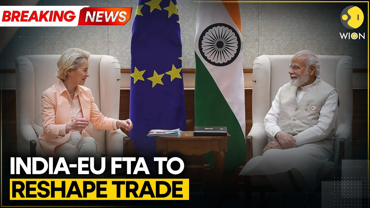 India-EU FTA: Tariffs On Cars To Gradually Go Down To 10% | WION | BREAKING
