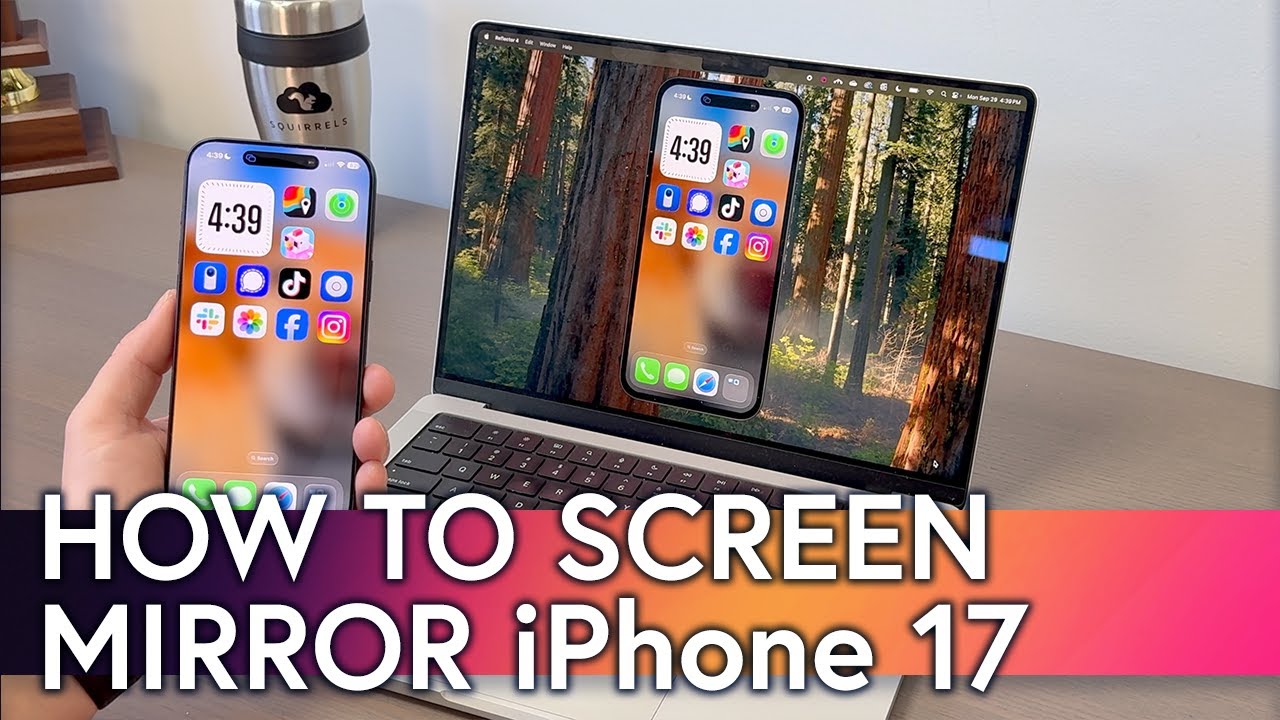 Как дублировать экран iPhone 17
