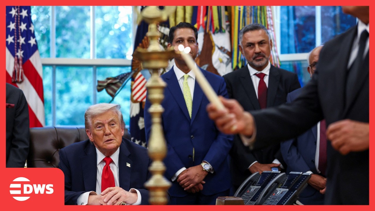 &lsquo;Light Over Darkness&rsquo;: Trump Celebrates Diwali with Indian-American Leaders | DWS News | AQ14