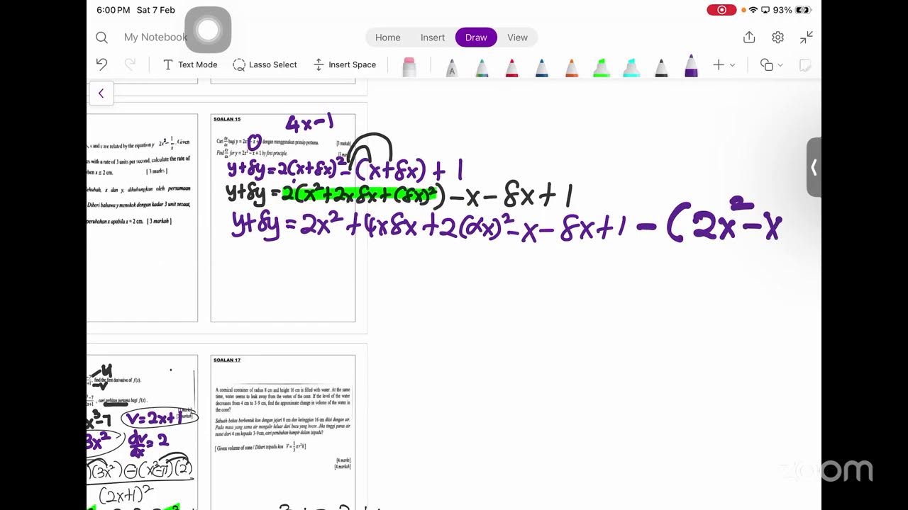 Matematik Tambahan PEMBEZAAAN