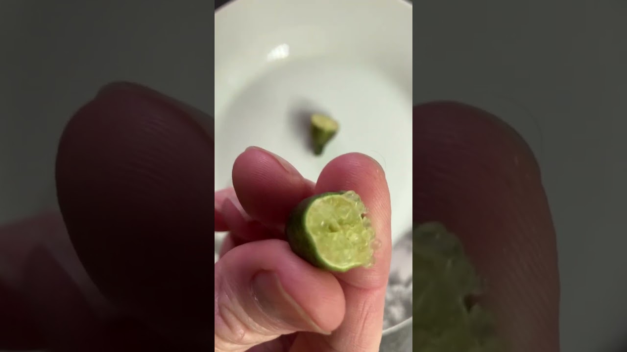 Finger Lime - first time tasting