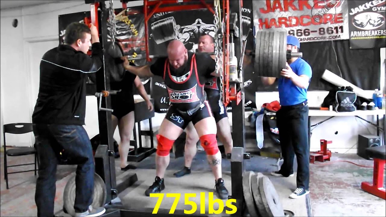 Eric Lilliebridge 900lbs x 3 Raw Squat w/ wraps PR