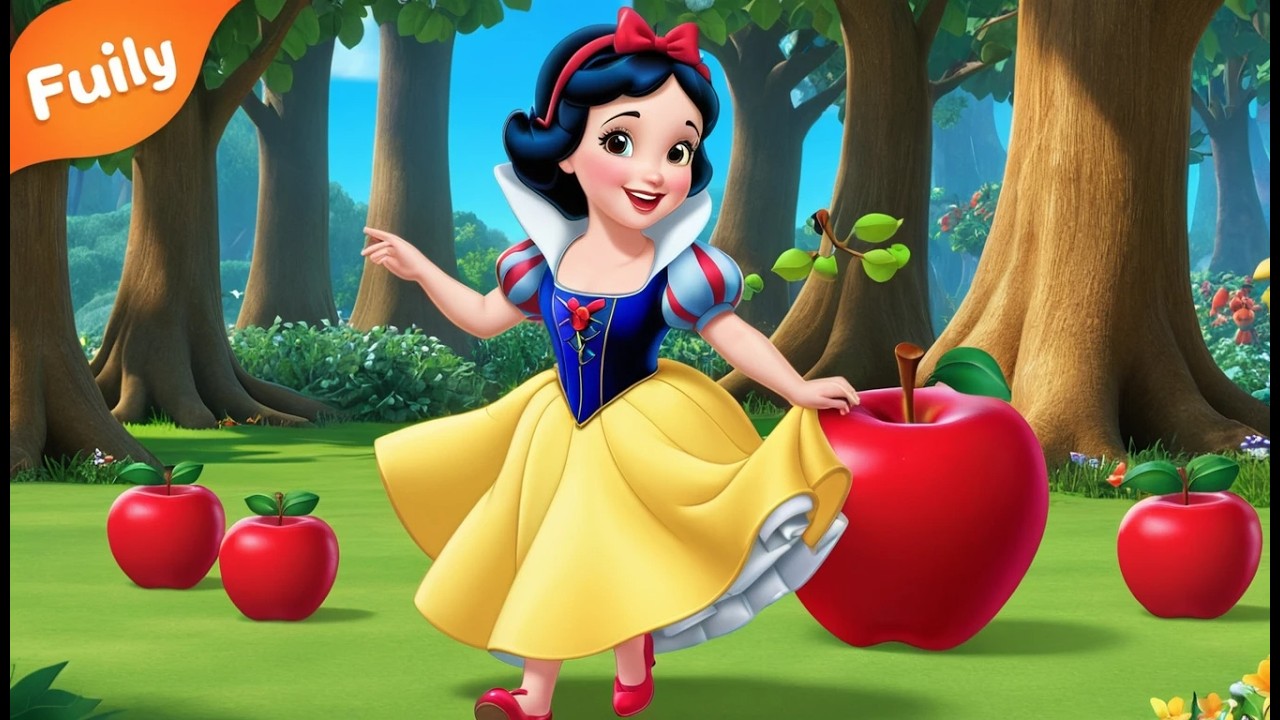Белоснежка учит метать яблоки 🍎👸
