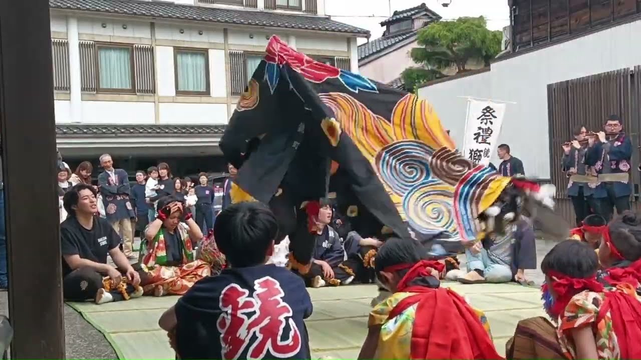 八尾鏡町　春祭り獅子舞令和7年度版