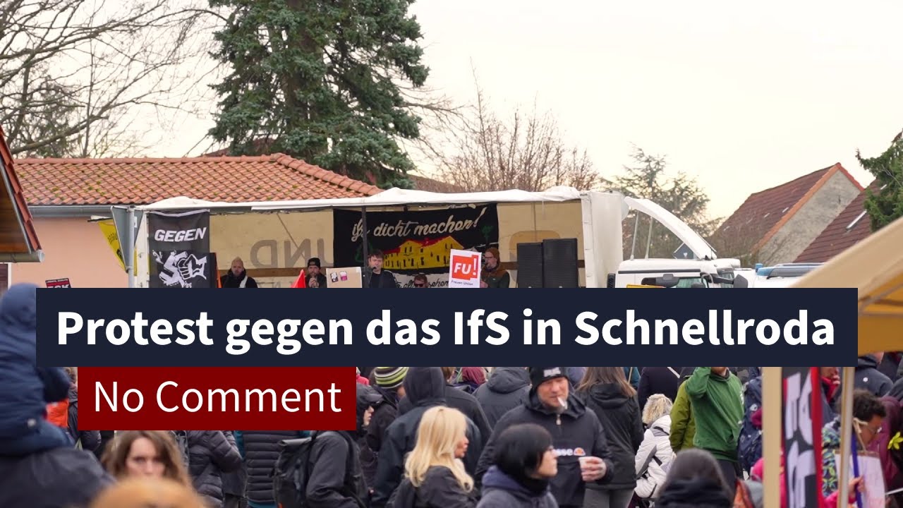 Protest gegen das „Institut für Staatspolitik“ in Schnellroda | LZ TV No Comment