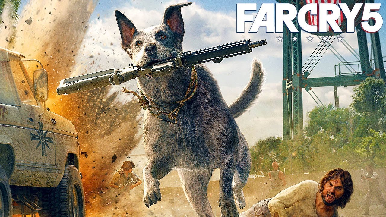 FAR CRY 5 - (Boomer the Dog) Fall's End Mission Gameplay (PS4 Pro) @ 1440p ✔