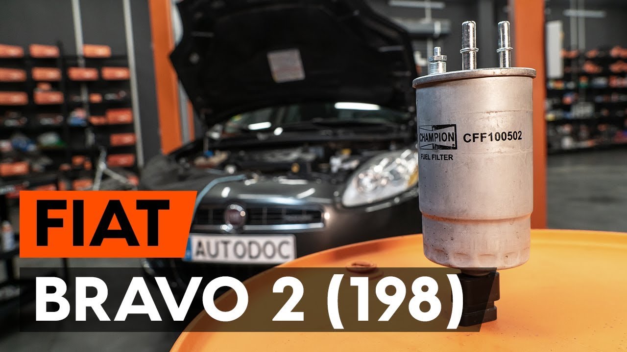 Changer un filtre à carburant sur FIAT BRAVO 2 (198) [TUTORIEL AUTODOC]