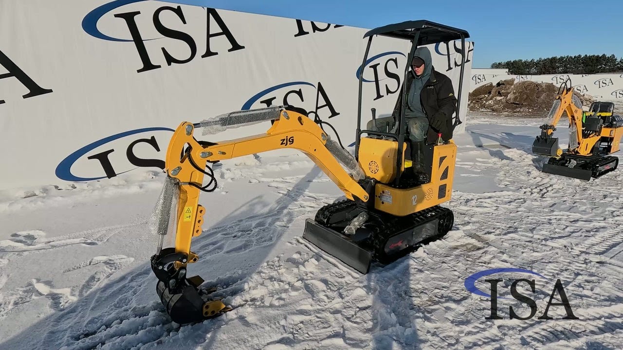 5046 - Unused ZJ-12 Mini Excavator will be sold at auction!