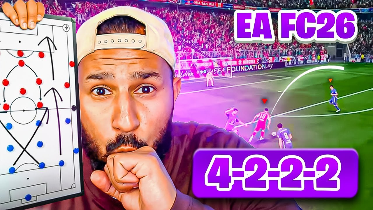 EA FC 26 4-2-2-2 Custom Tactics ⚡ Die perfekte META-Formation erklärt!