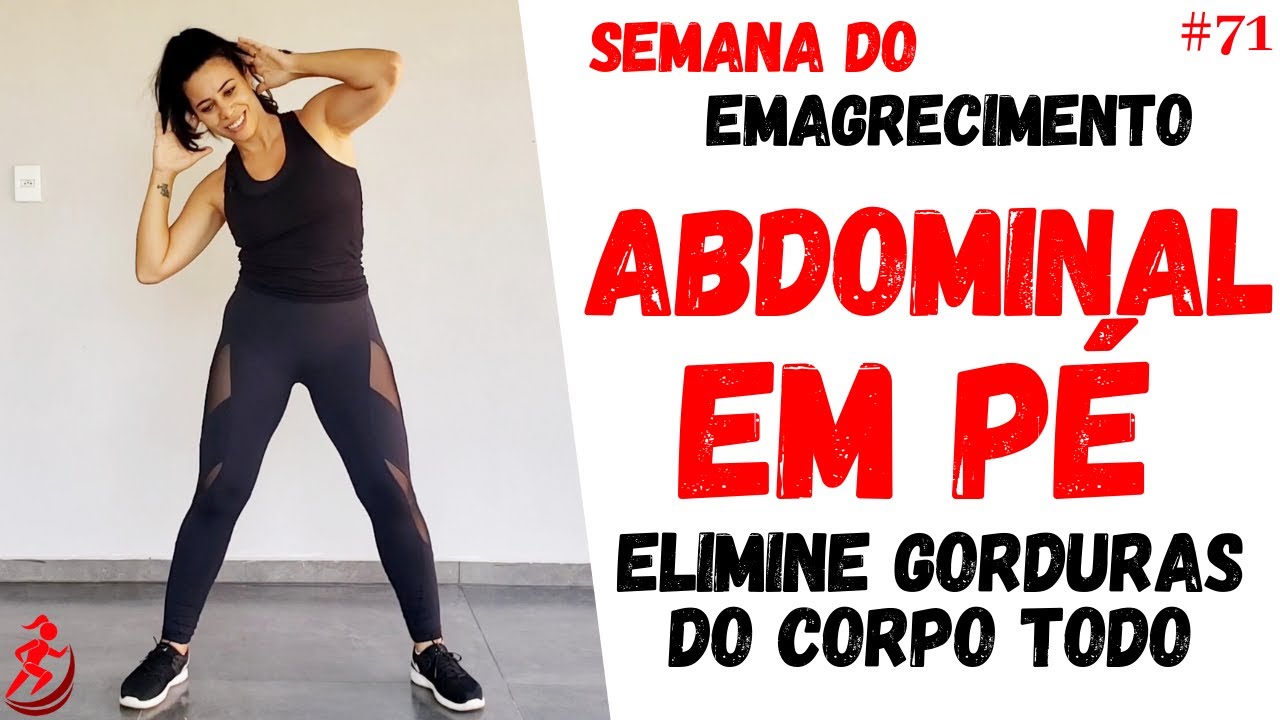 ABDOMINAL EM PÉ PARA ELIMINAR GORDURA DA BARRIGA DEFINIR O CORPO #71 Personal Laice Rodrigues